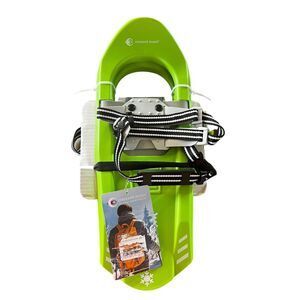 Crescent Moon SNOWSHOES Running Walking Hiking GREEN Tooth Sturdy Secure Kids
